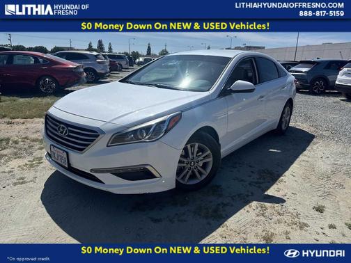 Quartz White Pearl 2015 Hyundai SONATA SE