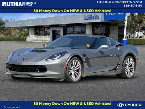 Shark Gray Metallic 2015 Chevrolet Corvette Z06 Hardtop