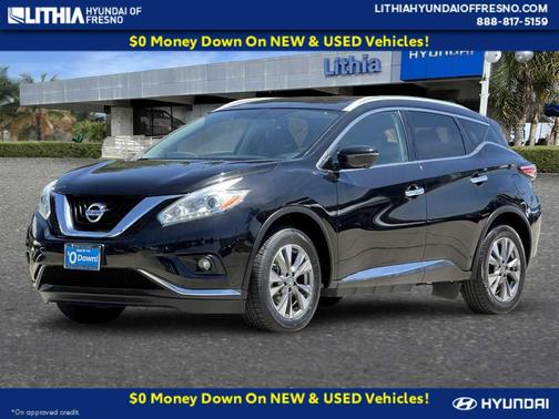 Magnetic Black Metallic 2016 Nissan Murano SL