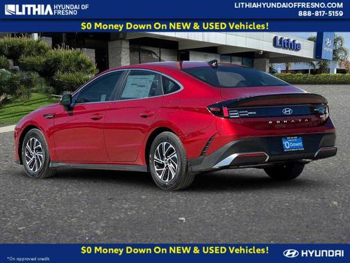 Ultimate Red 2026 Hyundai SONATA Hybrid Base