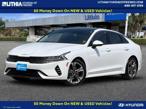 Glacial White Pearl 2022 Kia K5 EX