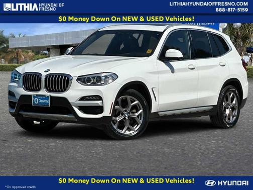 Alpine White 2020 BMW X3 xDrive30i