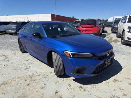 Aegean Blue Metallic 2024 Honda Civic Sport