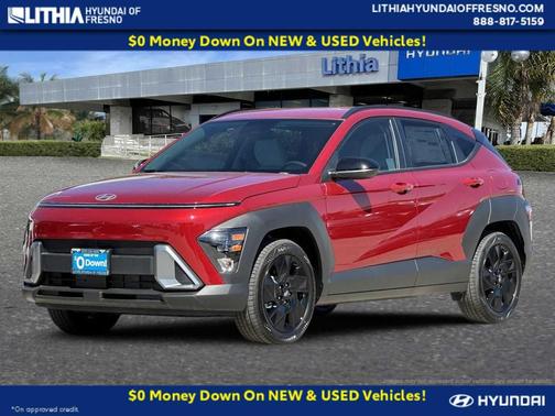 Ultimate Red Metallic 2026 Hyundai KONA SEL Sport