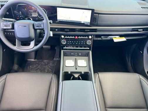 Serenity White 2026 Hyundai SANTA FE HEV Calligraphy