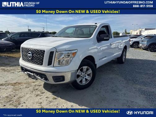 Glacier White 2019 Nissan Titan SV