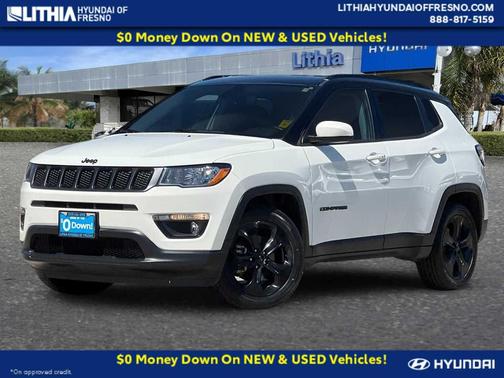 White Clearcoat 2021 Jeep Compass Latitude