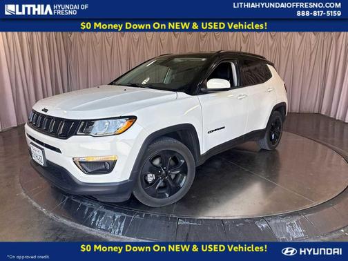 White Clearcoat 2021 Jeep Compass Latitude
