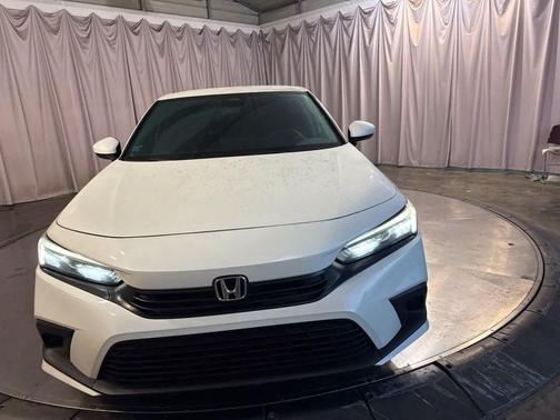 Platinum White Pearl 2024 Honda Civic LX