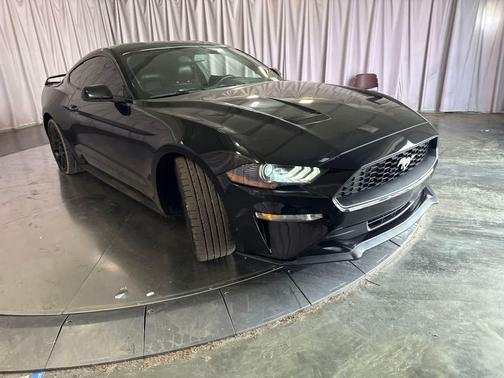 Shadow Black 2018 Ford Mustang EcoBoost Premium