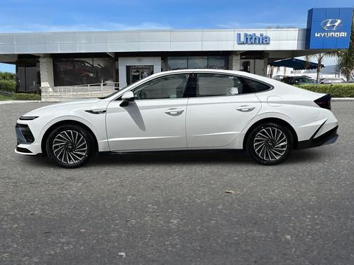 Serenity White 2026 Hyundai SONATA Hybrid Limited
