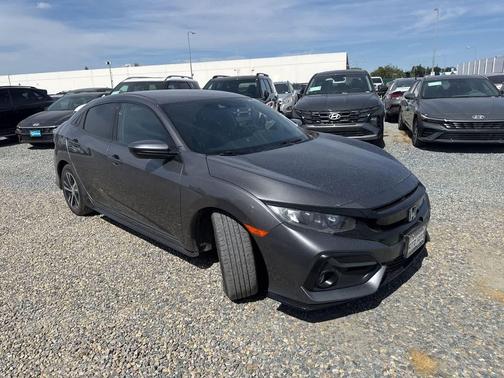 Polished Metal Metallic 2021 Honda Civic Sport
