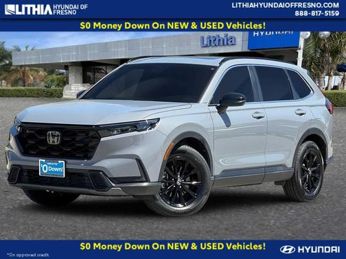 Urban Gray Pearl 2024 Honda CR-V Hybrid Sport AWD