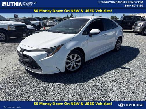 Super White 2020 Toyota Corolla LE