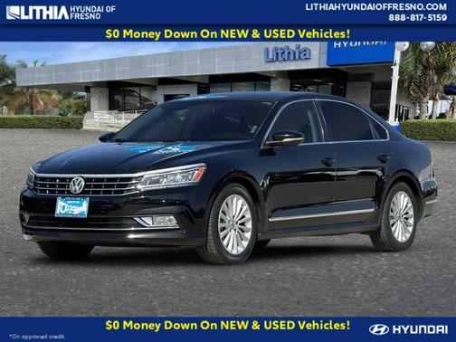 Black Uni 2016 Volkswagen Passat 1.8T SE