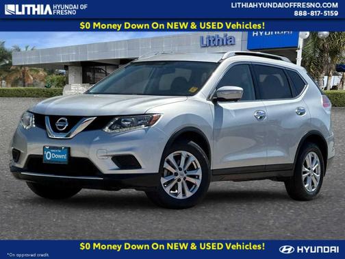 Brilliant Silver 2015 Nissan Rogue SV