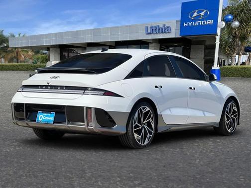 Serenity White 2023 Hyundai IONIQ 6 SEL