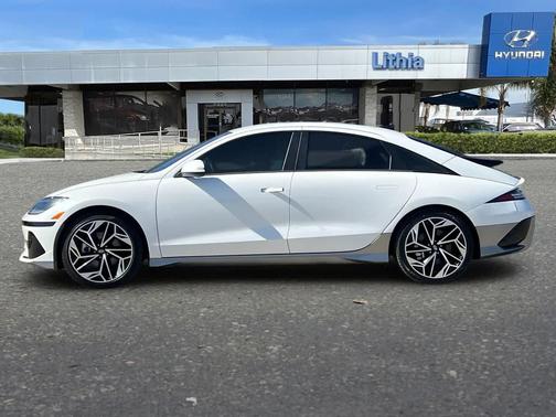 Serenity White 2023 Hyundai IONIQ 6 SEL