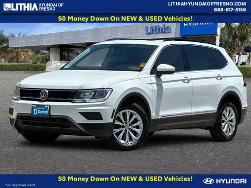 Pure White 2018 Volkswagen Tiguan 2.0T SE
