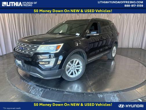 SHADOW BLACK 2017 Ford Explorer XLT