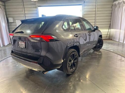 Magnetic Gray Metallic/Midnight Black Metallic 2023 Toyota RAV4 Hybrid SE
