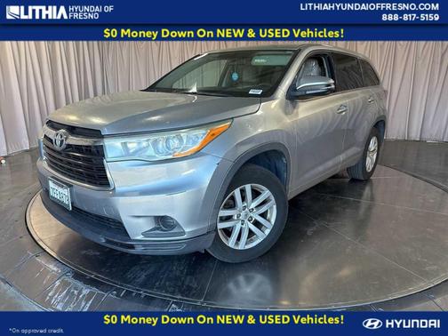 Silver Sky Metallic 2014 Toyota Highlander LE