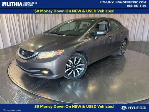 Gray 2015 Honda Civic