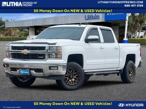 Summit White 2015 Chevrolet Silverado 1500 2LT