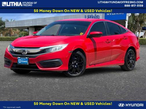 Rallye Red 2016 Honda Civic LX