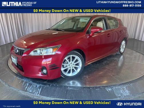 Matador Red Mica 2012 Lexus CT 200h Premium