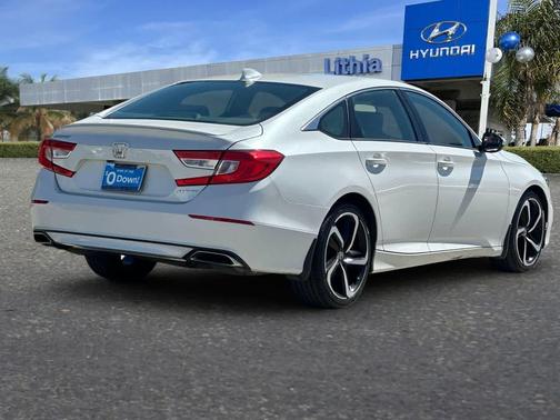 White 2018 Honda Accord Sport