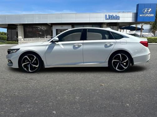 White 2018 Honda Accord Sport