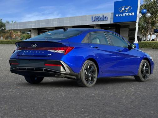 Intense Blue 2026 Hyundai ELANTRA HEV SEL Sport