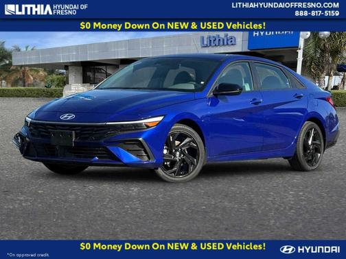 Intense Blue 2026 Hyundai ELANTRA HEV SEL Sport