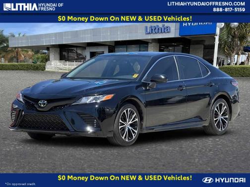Midnight Black Metallic 2020 Toyota Camry SE