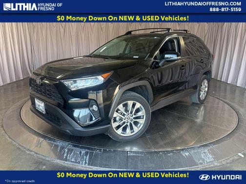 Midnight Black Metallic 2021 Toyota RAV4 XLE Premium