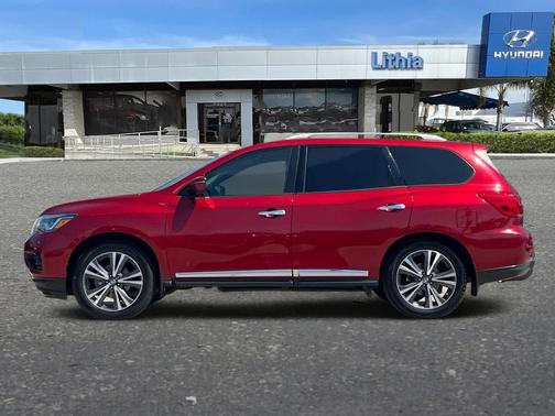 Scarlet Ember 2018 Nissan Pathfinder Platinum