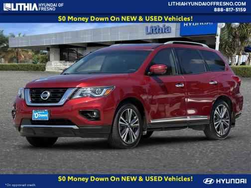 Scarlet Ember 2018 Nissan Pathfinder Platinum