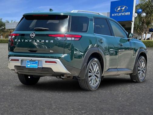 Obsidian Green Pearl 2024 Nissan Pathfinder SL