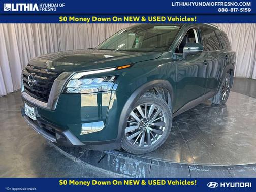 Obsidian Green Pearl 2024 Nissan Pathfinder SL