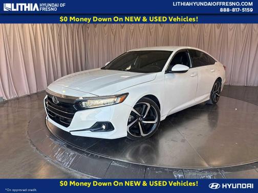 Platinum White Pearl 2020 Honda Accord Sport 1.5T