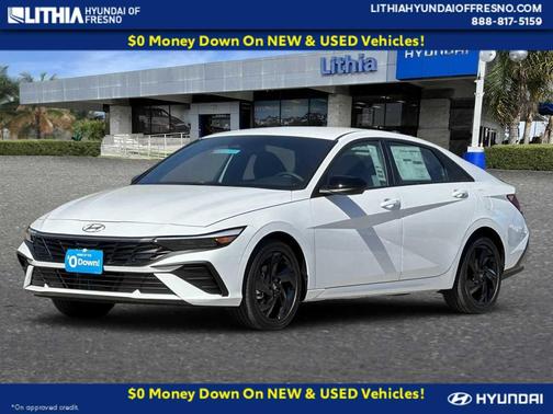 Serenity White Pearl 2026 Hyundai ELANTRA HEV SEL Sport