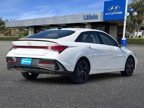 Serenity White Pearl 2026 Hyundai ELANTRA HEV SEL Sport