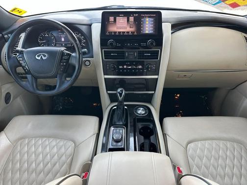 Moonstone White 2022 INFINITI QX80 SENSORY