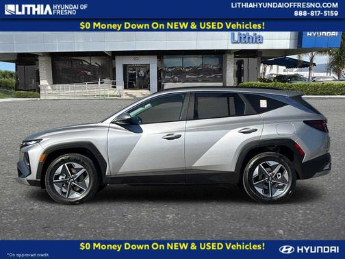 Shimmering Silver 2026 Hyundai TUCSON Hybrid SEL