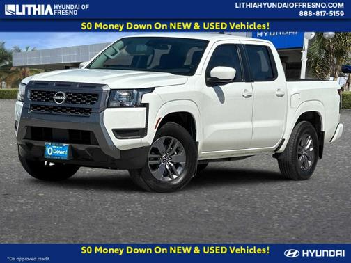 Glacier White 2025 Nissan Frontier SV