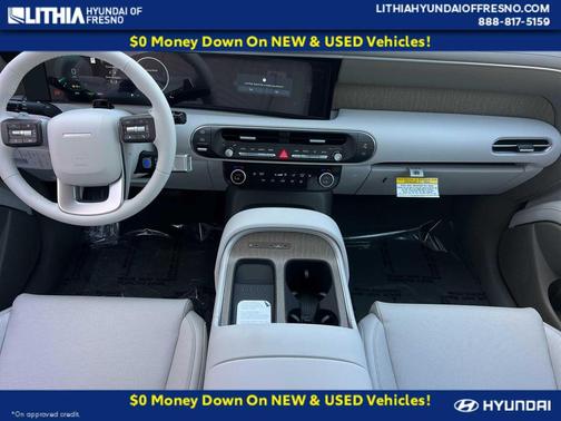 Creamy White Pearl 2026 Hyundai Palisade Hybrid Blue SEL 8P