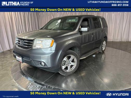 Gray 2013 Honda Pilot EX-L