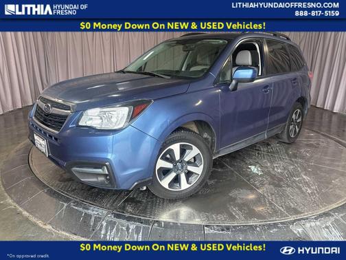 Quartz Blue Pearl 2018 Subaru Forester 2.5i Premium