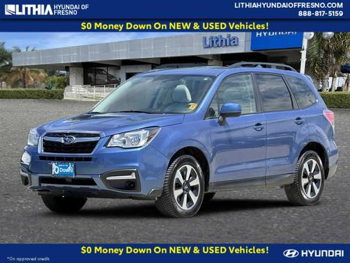 Quartz Blue Pearl 2018 Subaru Forester 2.5i Premium